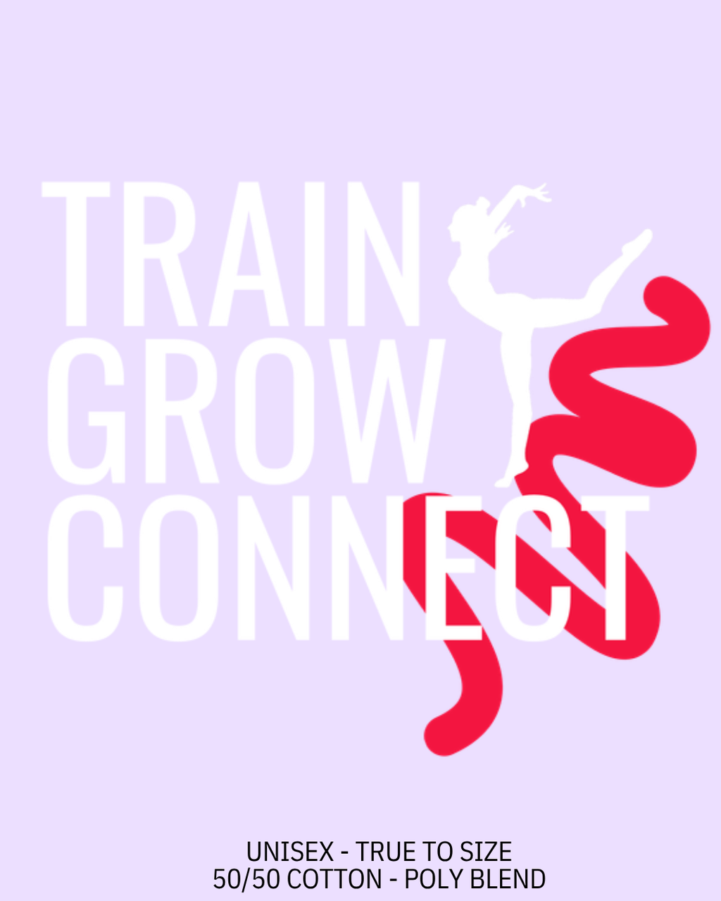 Adult Sweatshirt - Train Grow Connect in Black